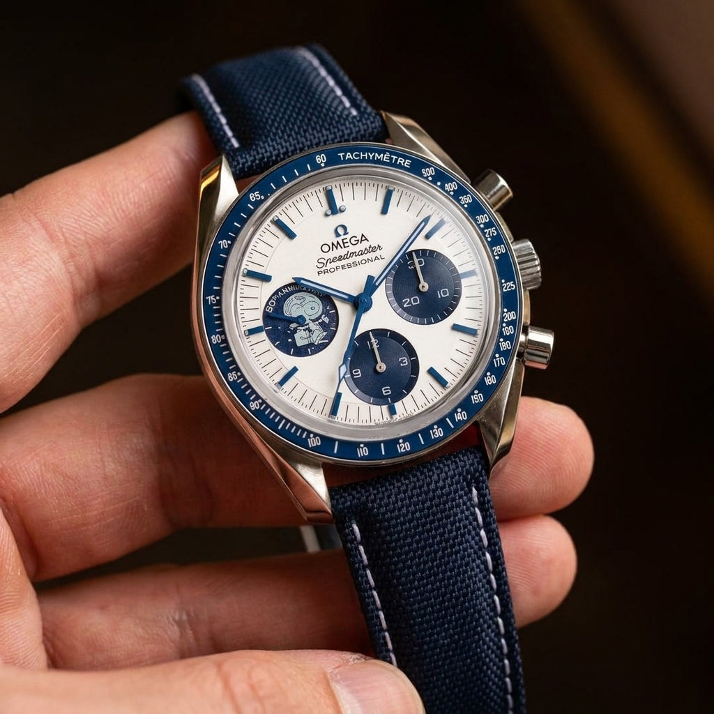 Silver Snoopy Edition Super Quality Watch — dial close-up