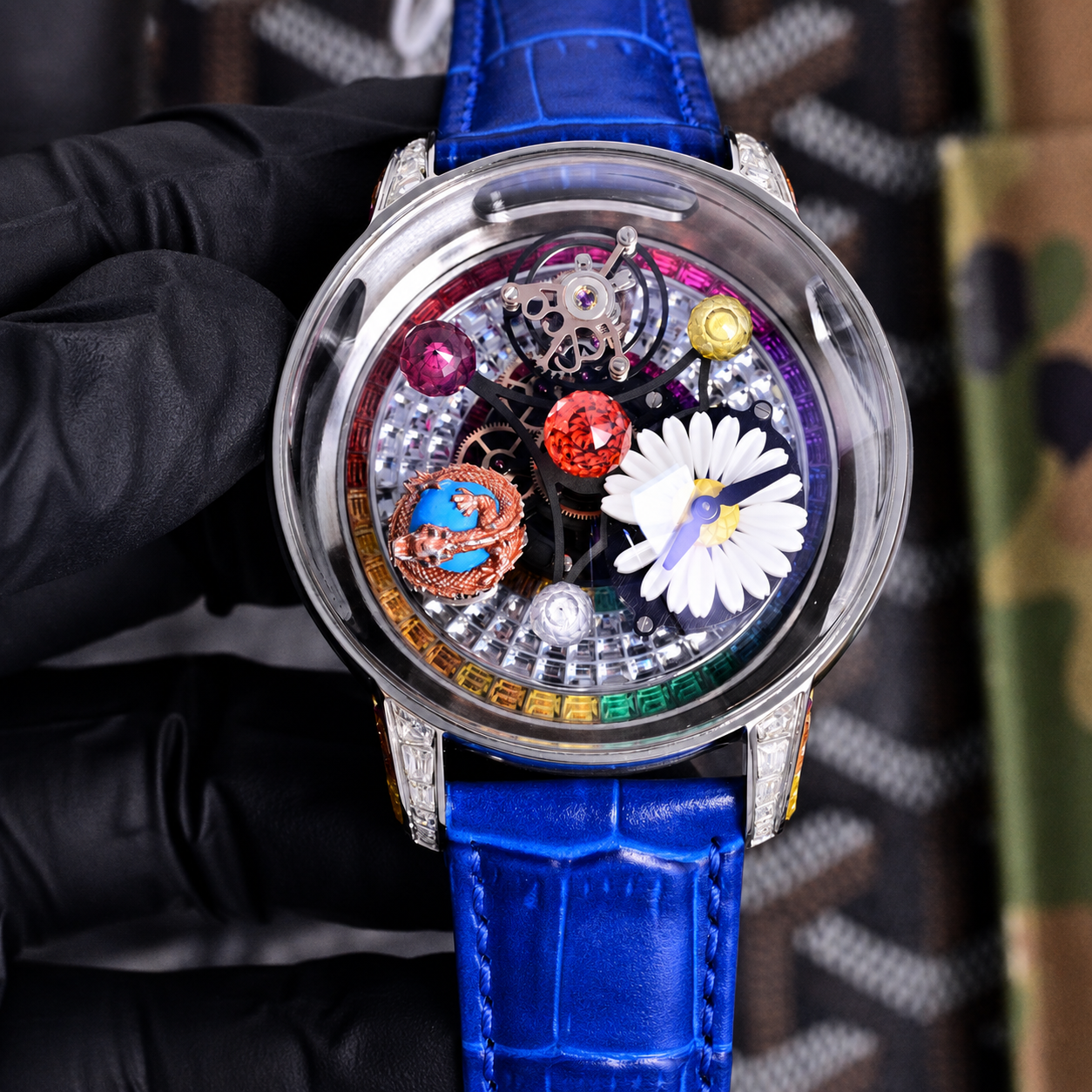 Jacob Daisy Dragon Tourbillon Super Quality
