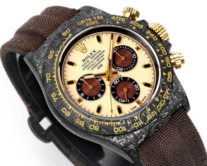 Brown carbon fiber watch ultra quality