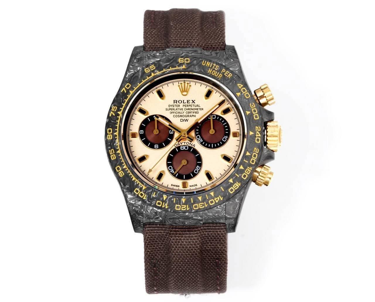 Brown carbon fiber watch ultra quality