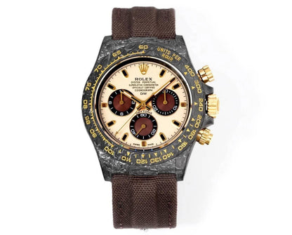 Brown carbon fiber watch ultra quality