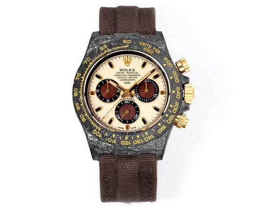 Brown carbon fiber watch ultra quality