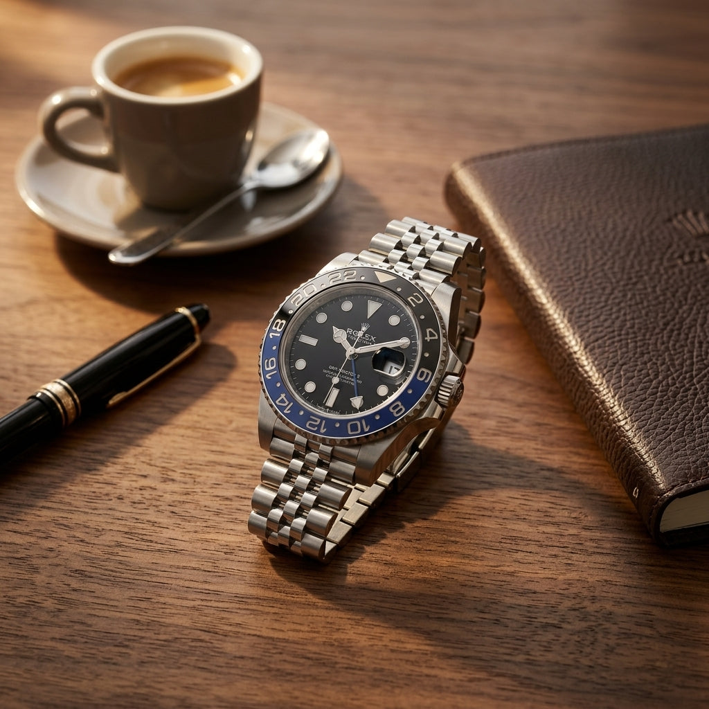 GMT Super Quality BatGirl Watch — on-wrist detail