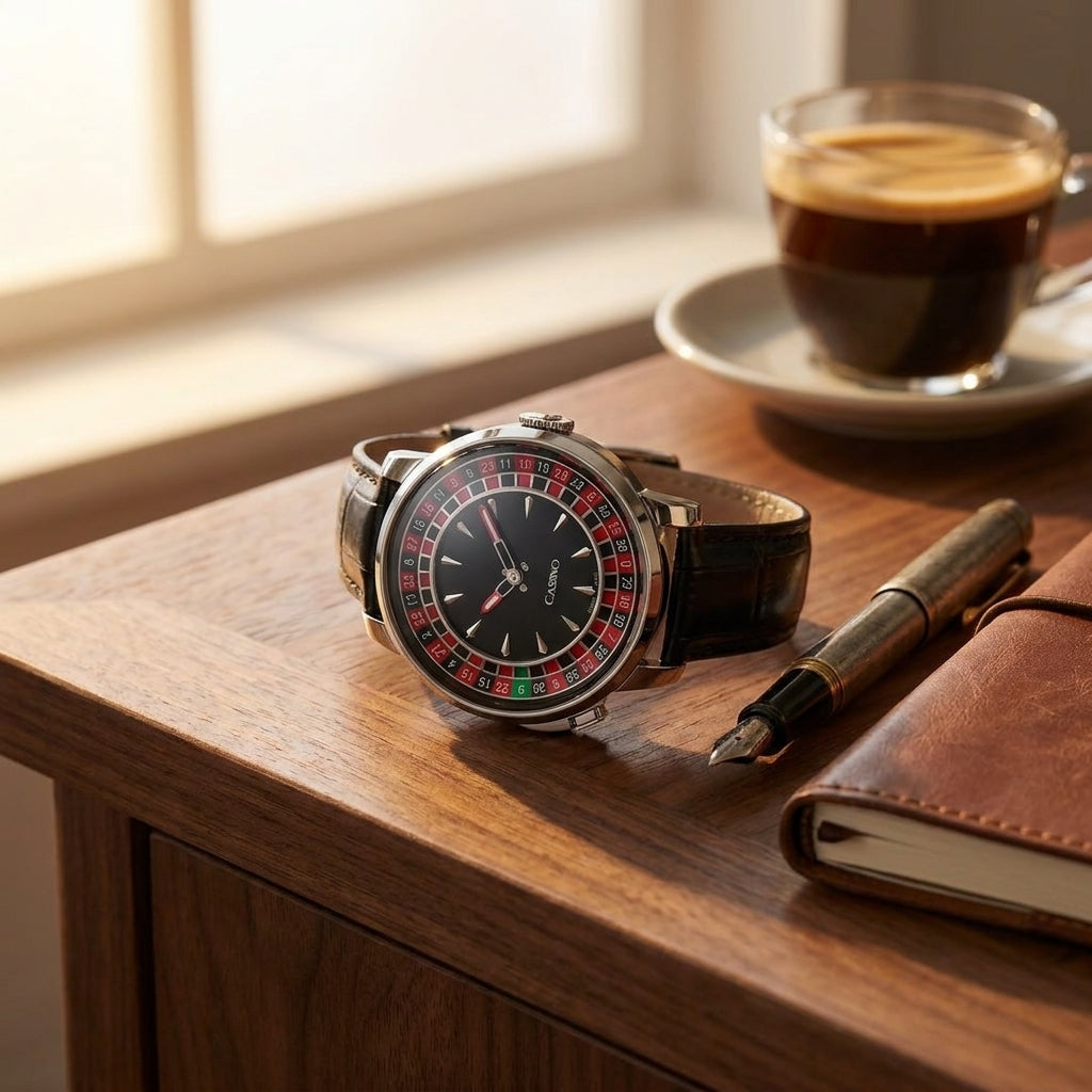 Jacob Luxury Roulette Dial Watch Super quality — on-wrist detail