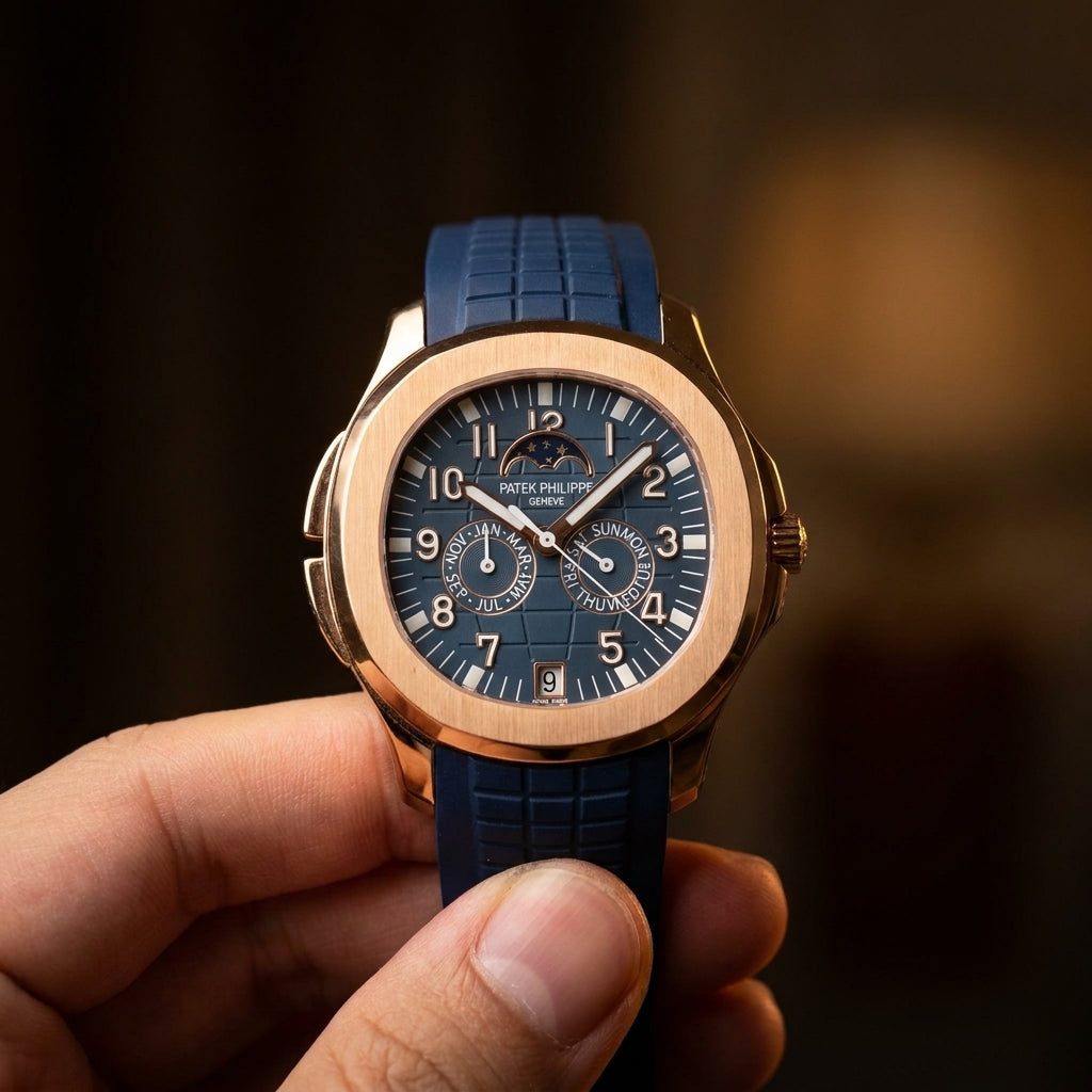 Patek moon phase ultra quality — dial close-up